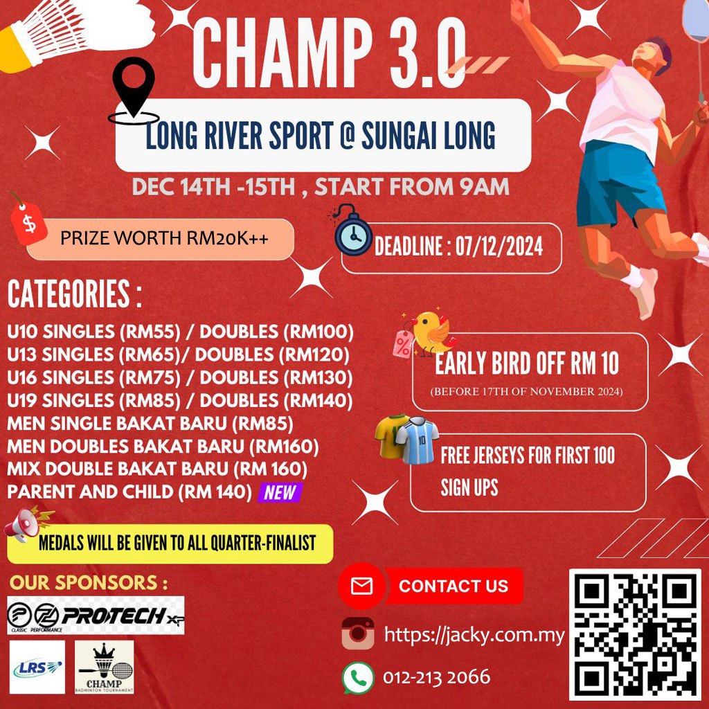 Champ 3.0 Badminton Tournament